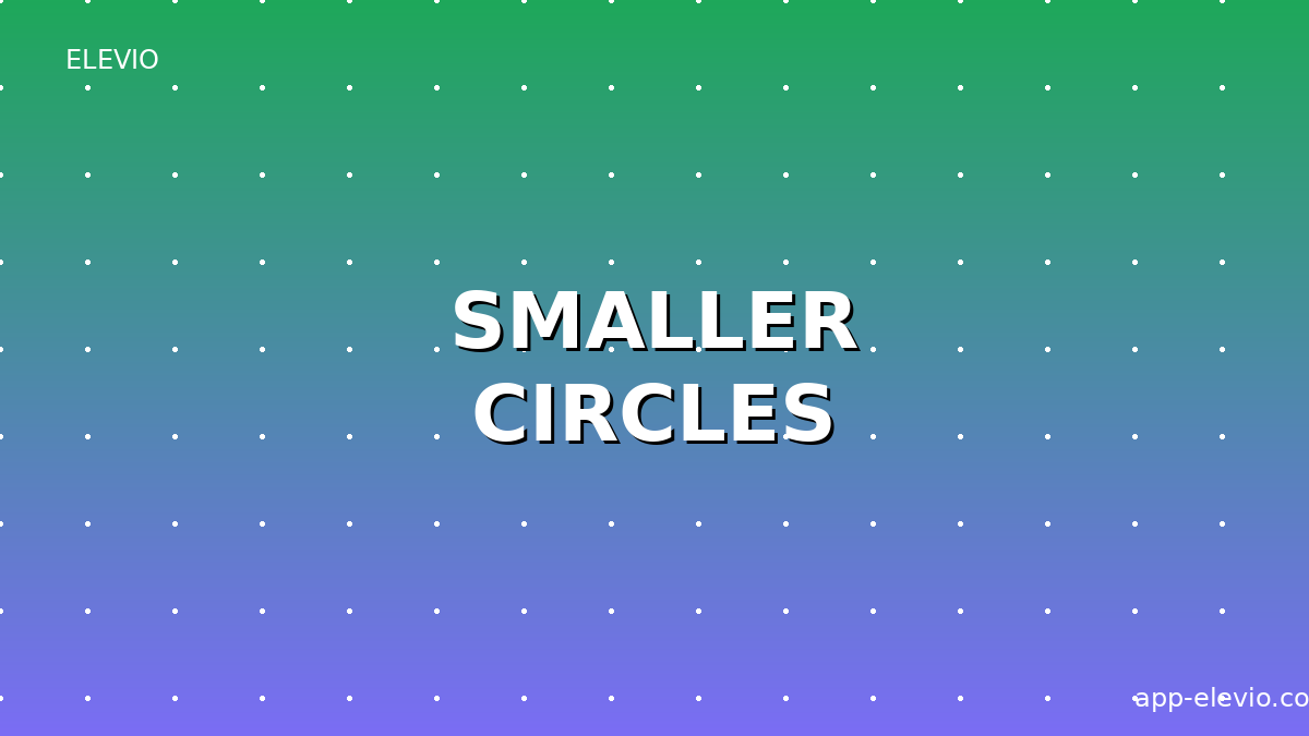 Smaller social circles